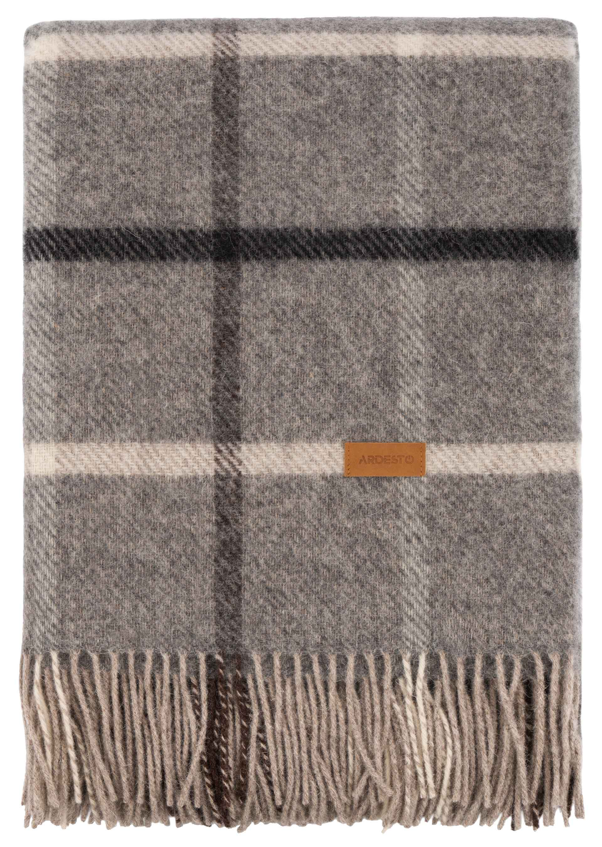 Плед полуторный Ardesto Leonardo Alpina 140x200 см серый (ART0703LM) - Фото 1