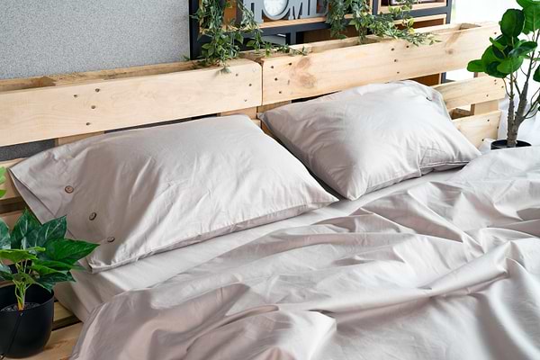 Фото - Простынь полуторная Ardesto  Mix&Match 180х240 айвори (ART1824FSC)