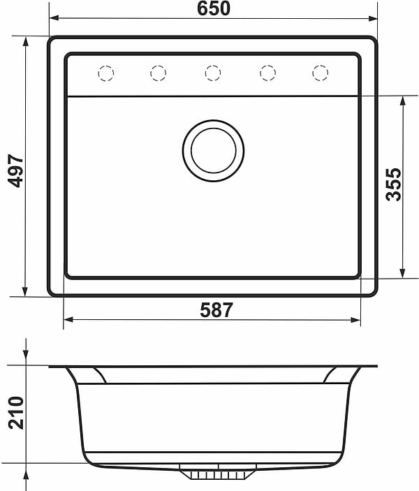 Фото - Мийка кухонна+змішувач+дозатор GRANADO Royal Artes grafito (+подрібнювач Algar+Ferrol inox+ Redondo inox+кошик+дошка)