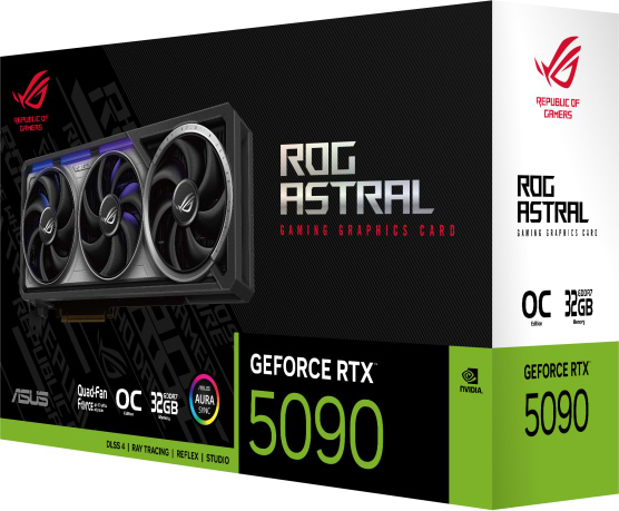 Фото - Видеокарта Asus ROG Astral GeForce RTX 5090 32GB GDDR7 OC Edition (ROG-ASTRAL-RTX5090-O32G-GAMING)