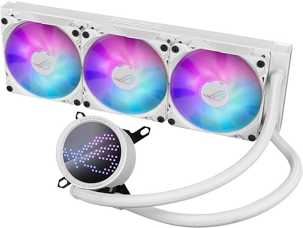 Фото - Водяна система охолодження Asus ROG Ryuo III 360 ARGB White Edition (90RC00I2-M0UAY0)