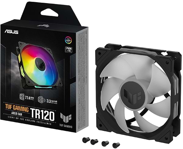 Фото - Корпусный вентилятор Asus TUF GAMING TR120 FAN ARGB BLACK