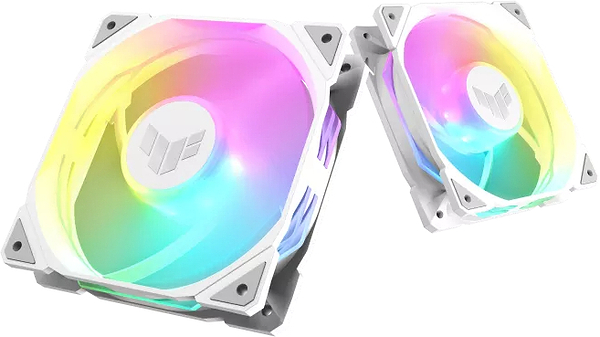 Фото - Корпусный вентилятор Asus TUF GAMING TR120 FAN ARGB REVERSE WHITE 3IN1