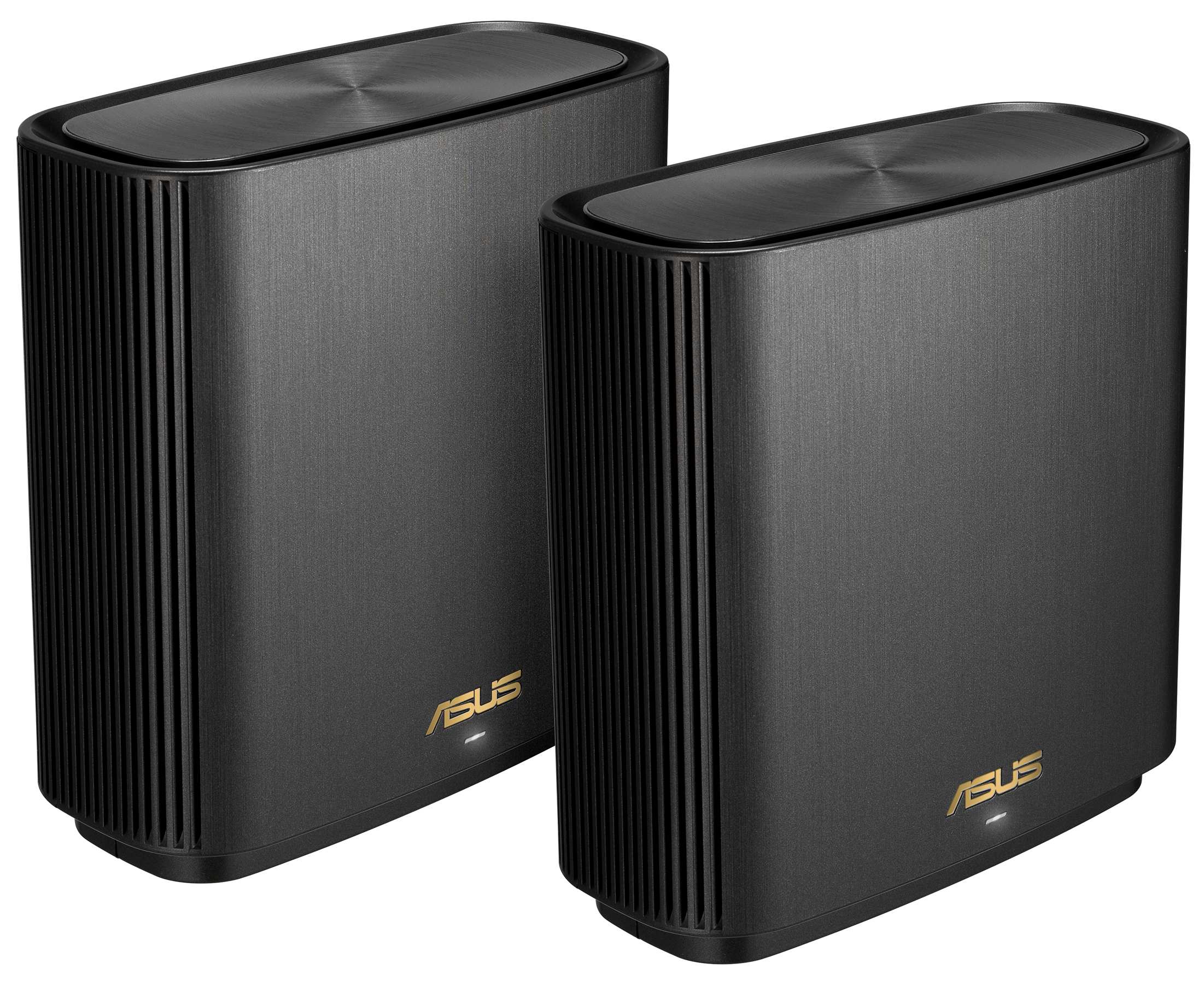 MESH система WiFi6 Asus ZenWiFi XT9 Black (2-Pack) - Фото 1