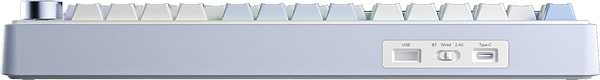Фото - Клавіатура бездротова ігрова Aula F75 Gasket Greywood V3 switch Hot-Swap, PBT Blue (6948391208633)