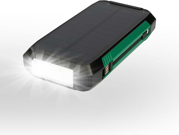 Фото - Батарея мобільна Aura NRG-30SE ARM SOLAR 30000 mAh Wireless charging Green (PBANRG30SEG)