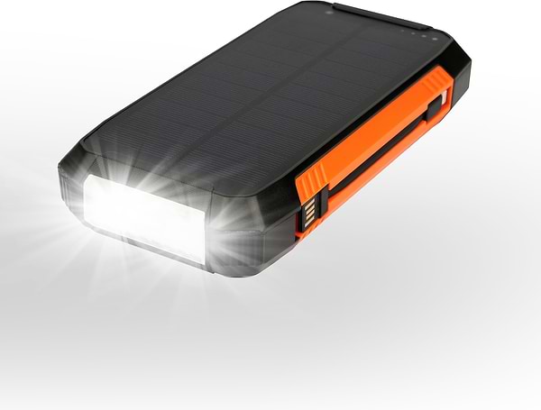 Фото - Батарея мобільна Aura NRG-30SE ARM SOLAR 30000 mAh Wireless charging Orange (PBANRG30SEO)