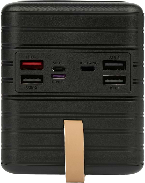 Фото - Батарея мобільна Aura NRG-P100 100000 mAh 22.5W Black (PBANRG-P100B)