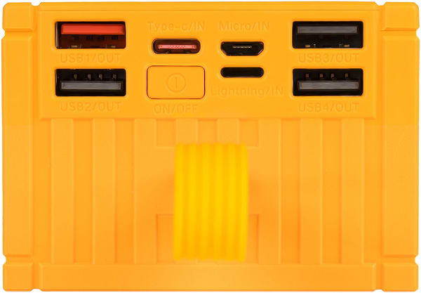 Фото - Батарея мобільна Aura NRG-P30 30000 mAh 22.5W Yellow (PBANRG-P30Y)