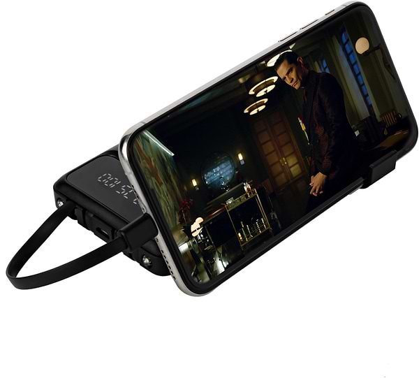 Фото - Батарея мобільна Aura NRG10 10000 mAh Black (PBANRG10B)