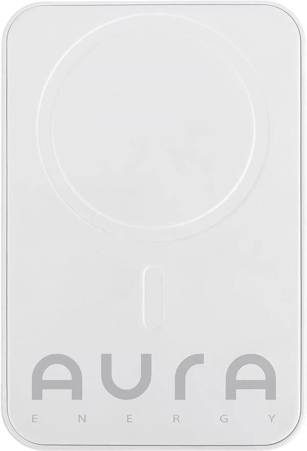 Фото - Батарея мобільна Aura NRG10W 10000 mAh 22.5W Wireless charging White (PBANRG10WW)