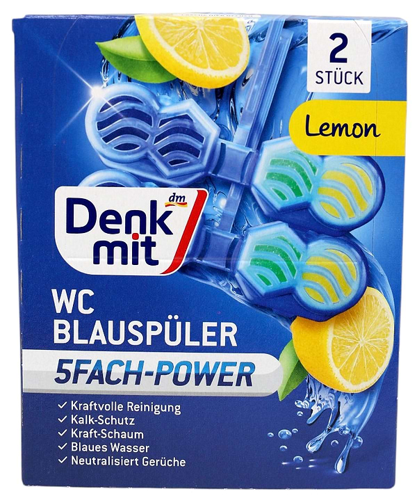 Фото - Туалетний блок Denkmit Lemon 2 шт. (DWCBL2)