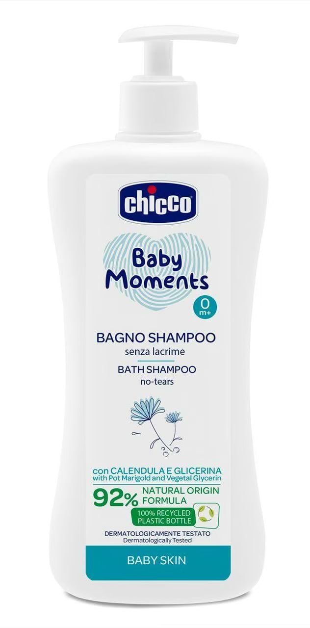 Шампунь для детей Chicco Без Слез Baby Moments 500 мл (10591.00) - Фото 1