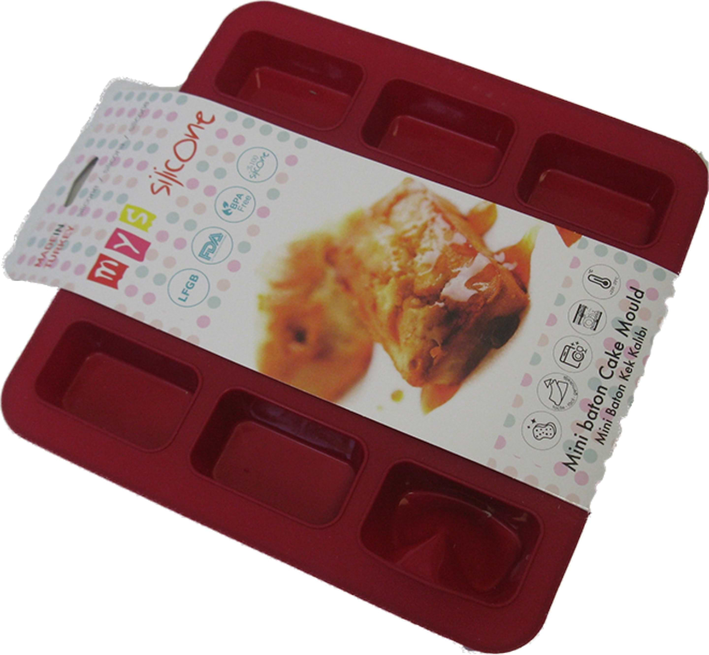 Форма для приготовления Baltali Silikon Прямоугольник 12 шт. (00610) - Фото 1