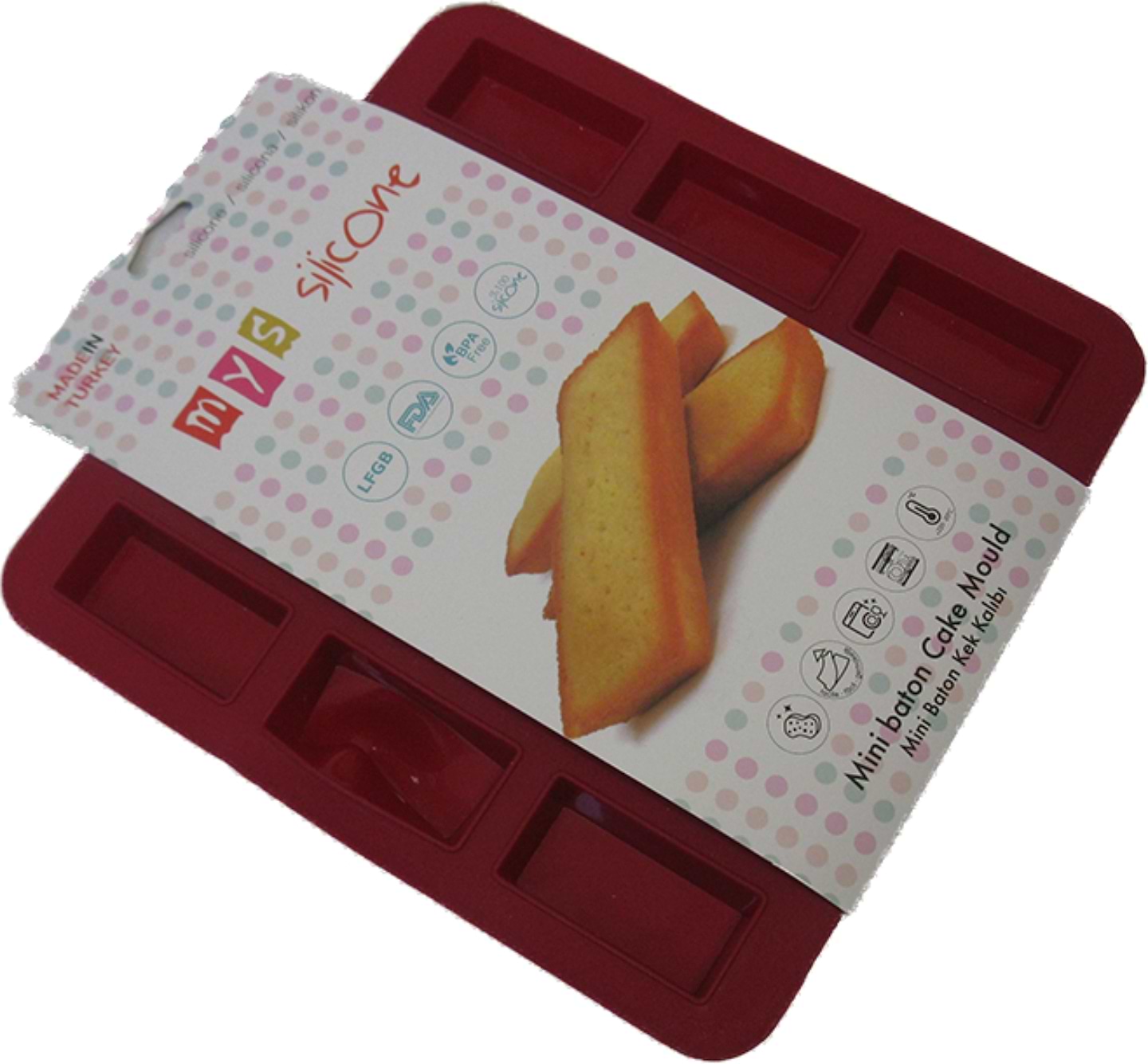 Форма для приготування Baltali Silikon Прямокутник 15 шт. (00611) - Фото 1