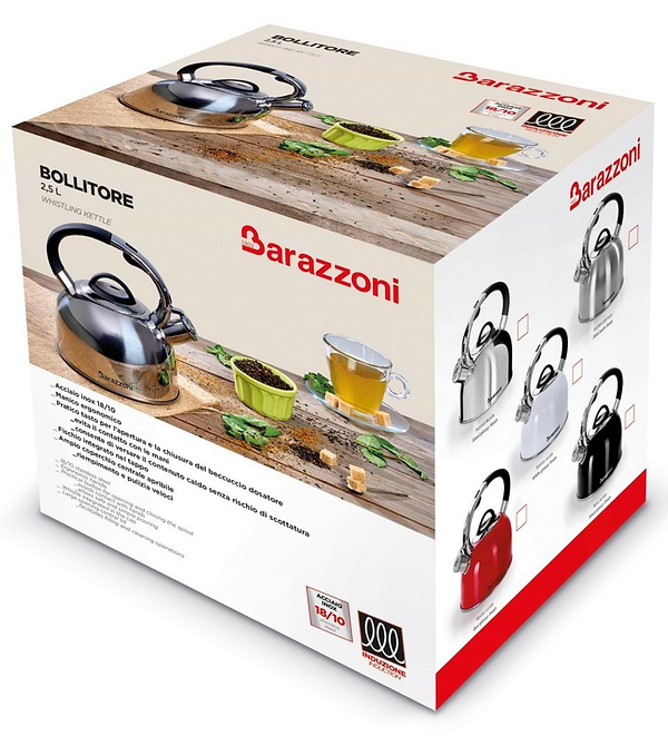 Фото - Чайник металлический Barazzoni 2,5 л (80208200000)