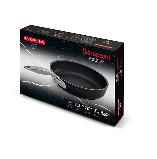 Фото - Сковорода универсальная Barazzoni BLACK TITAN 24 см (85560602498)