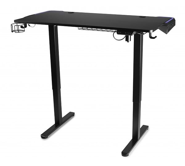 Фото - Стол с электрорегулировкой высоты Barsky StandUp Game Black (BST-01led)