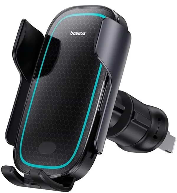 Фото - Автотримач з бездротовою зарядкою Baseus Milky Way Pro Series Wireless Charging Electric Car Mount Phone Holder (C40357000111-00)