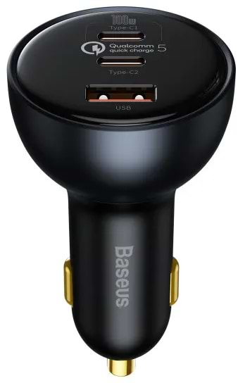 Фото - Автомобільний зарядний пристрій Baseus Qualcomm Quick Charge 5 Multi-port 160W (TZCCZM-0G)