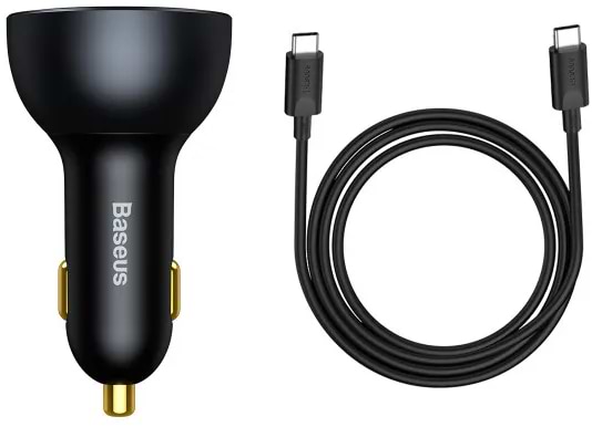 Фото - Автомобільний зарядний пристрій Baseus Qualcomm Quick Charge 5 Multi-port 160W (TZCCZM-0G)