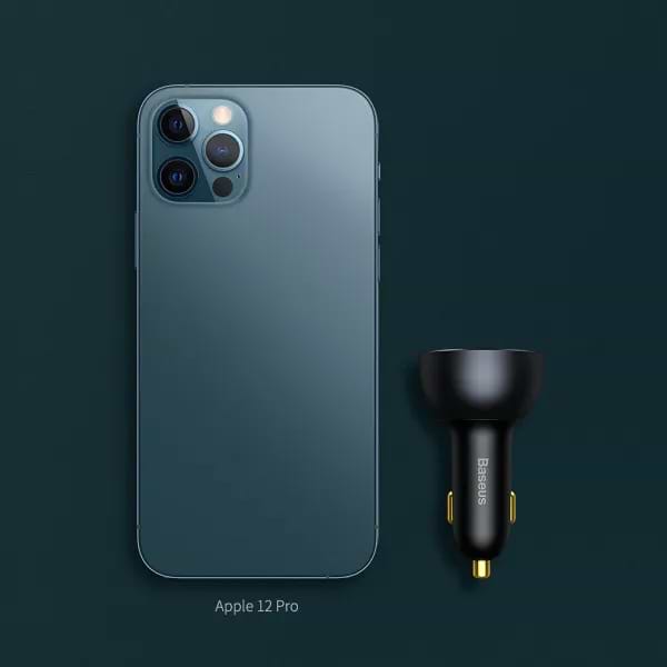 Фото - Автомобільний зарядний пристрій Baseus Qualcomm Quick Charge 5 Multi-port 160W (TZCCZM-0G)