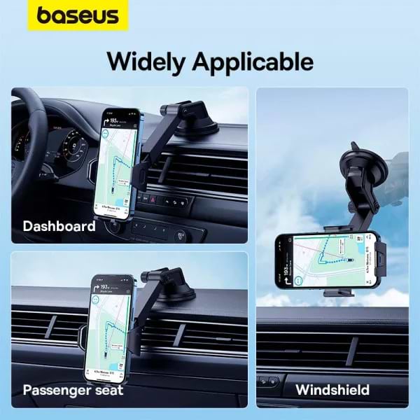 Фото - Автотримач Baseus UltraControl Go Series Clamp-Type Phone Holder (C40361600111-00)
