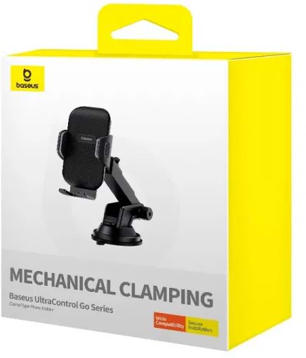 Фото - Автотримач Baseus UltraControl Go Series Clamp-Type Phone Holder (C40361600111-00)