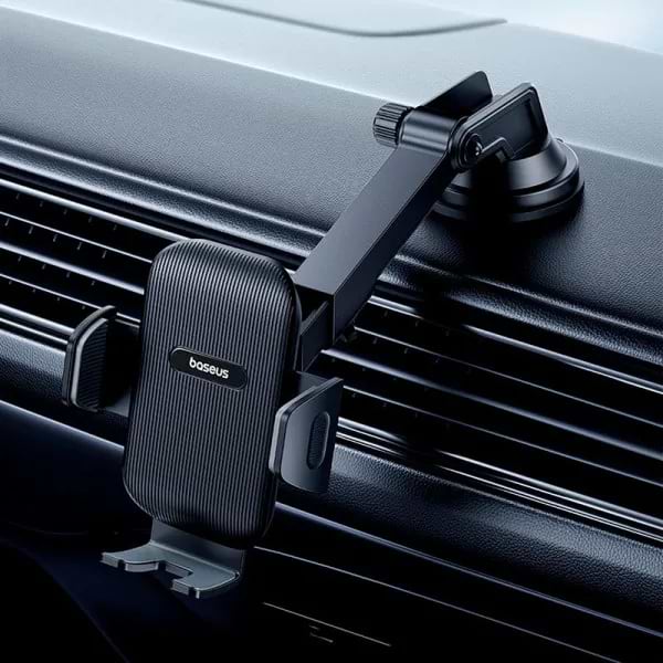 Фото - Автотримач Baseus UltraControl Go Series Clamp-Type Phone Holder (C40361600111-00)