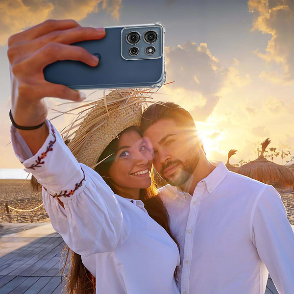 Фото - Чохол для смартфону BeCover Anti-Shock for Motorola Moto G75 Clear (712781)
