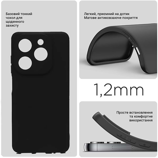 Фото - Чехол для смартфона BeCover for Infinix Hot 40 Pro (X6837) Black (711152)