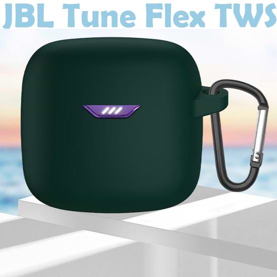 Фото - Чохол для навушників BeCover Silicon for JBL Tune Flex TWS Dark Green (710186)
