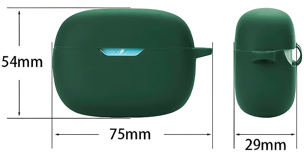 Фото - Чехол для наушников BeCover Silicon for JBL Wave Beam TWS Dark Green (710191)