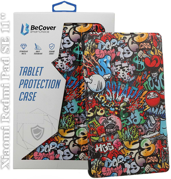 Фото - Чохол для планшету BeCover Smart Case for Xiaomi Redmi Pad SE 11''Graffiti (709869)