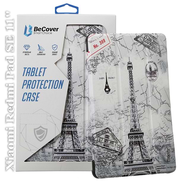 Фото - Чохол для планшету BeCover Smart Case for Xiaomi Redmi Pad SE 11''Paris (709873)