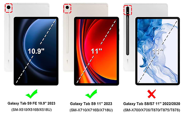 Фото - Чехол для планшета BeCover Soft Edge for Samsung Galaxy Tab S9 (SM-X710/SM-X716)/S9 FE (SM-X510/SM-X516B) 11.0" Black (710438)