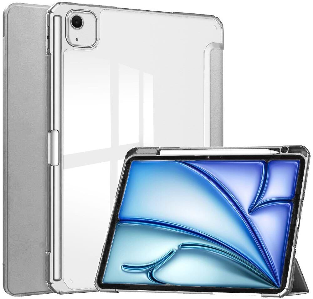 Чехол для планшета BeCover Soft Edge TPU с креплением Apple Pencil for Apple iPad Air 13" M4 2026 Gray (715338)