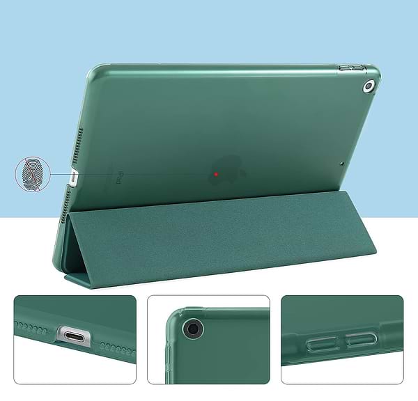 Фото - Чохол для планшету BeCover Tri Fold Hard for Apple iPad 10.2 2019/2020/2021 Dark Green (709656)