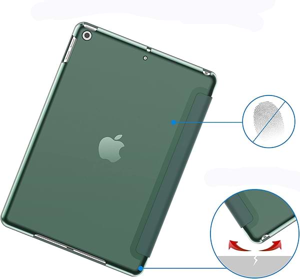 Фото - Чохол для планшету BeCover Tri Fold Hard for Apple iPad 10.2 2019/2020/2021 Dark Green (709656)