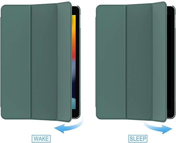 Фото - Чохол для планшету BeCover Tri Fold Hard for Apple iPad 10.2 2019/2020/2021 Dark Green (709656)