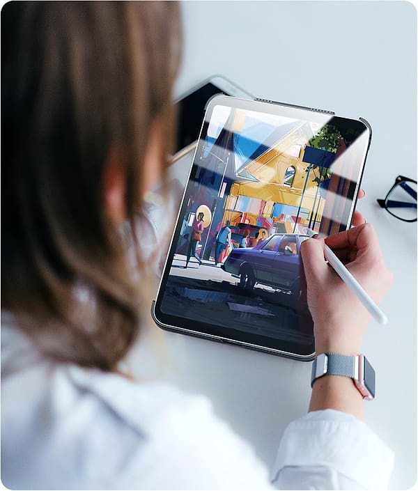 Фото - Чохол для планшету BeCover Tri Fold Hard for Apple iPad Mini 7 2024 Black (712450)