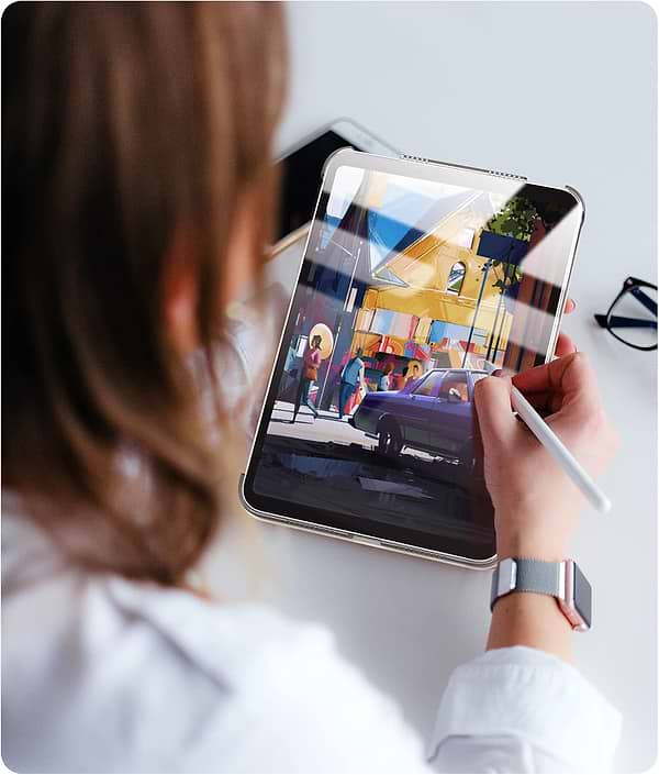 Фото - Чохол для планшету BeCover Tri Fold Hard for Apple iPad Mini 7 2024 Light Blue (712453)