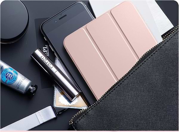 Фото - Чохол для планшету BeCover Tri Fold Hard for Apple iPad Mini 7 2024 Pink (712454)