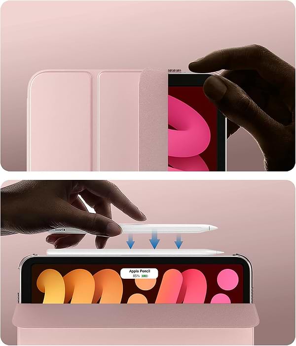 Фото - Чехол для планшета BeCover Tri Fold Hard for Apple iPad Mini 7 2024 Rose Gold (712456)