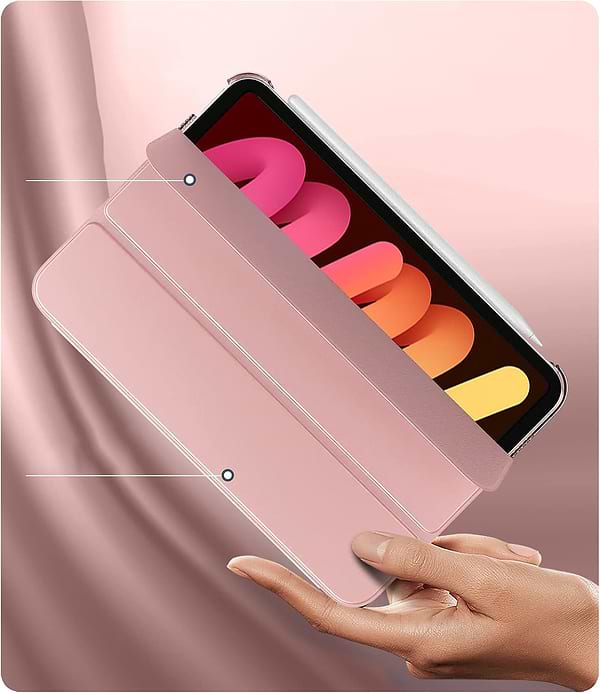 Фото - Чехол для планшета BeCover Tri Fold Hard for Apple iPad Mini 7 2024 Rose Gold (712456)