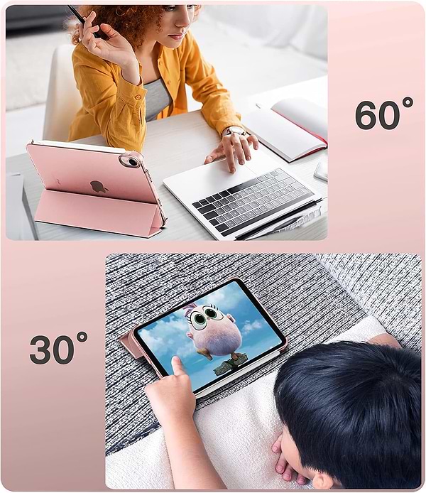 Фото - Чехол для планшета BeCover Tri Fold Hard for Apple iPad Mini 7 2024 Rose Gold (712456)
