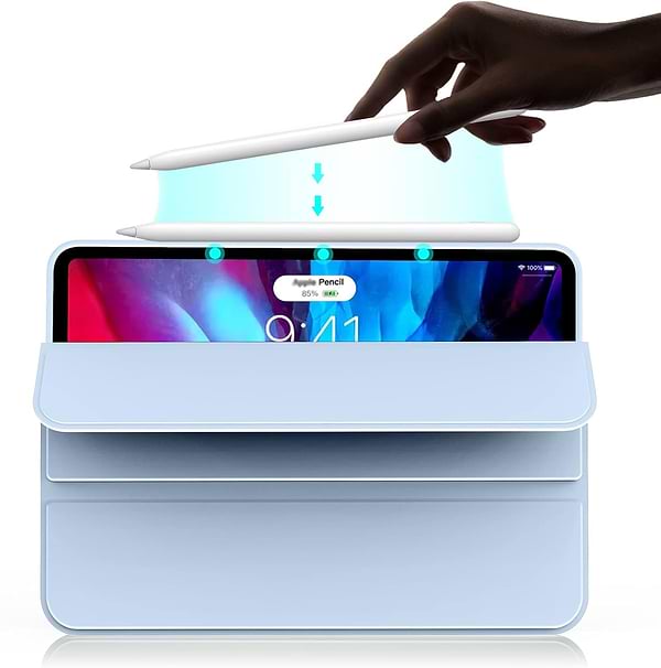 Фото - Чехол для планшета BeCover Tri Fold Soft TPU Silicone for Apple iPad Pro 13'' M4 2024 Light Blue (711753)