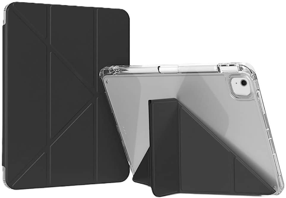 Чохол для планшета BeCover Ultra Slim Origami Transparent з кріпленням Apple iPad Air 13" M4 2026 Black (715287)