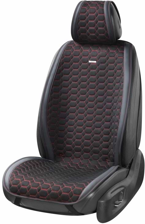 Комплект накидок на сидіння автомобіля Beltex Monte Carlo Black-red (BX81110)