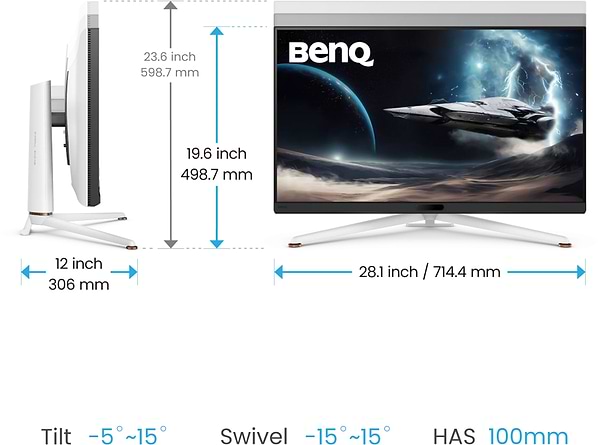 Фото - Уценка - Монитор игровой BenQ EX321UX (9H.LM7LB.QBE)